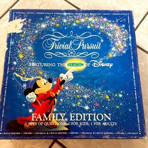 Vintage 1986 Disney Trivial Pursuit board game